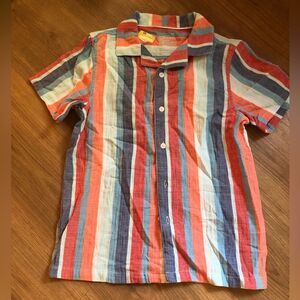 📳 Cat & Jack | Stripped Button Up